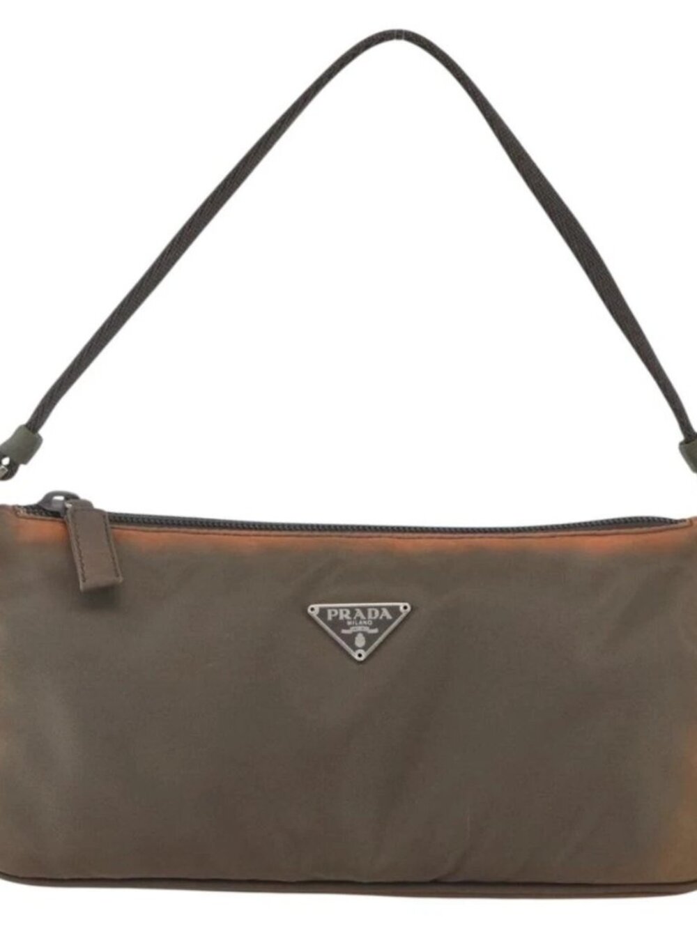 PRADA Accessory Pouch Nylon Brown Auth bs33343 - Picture 2 of 15